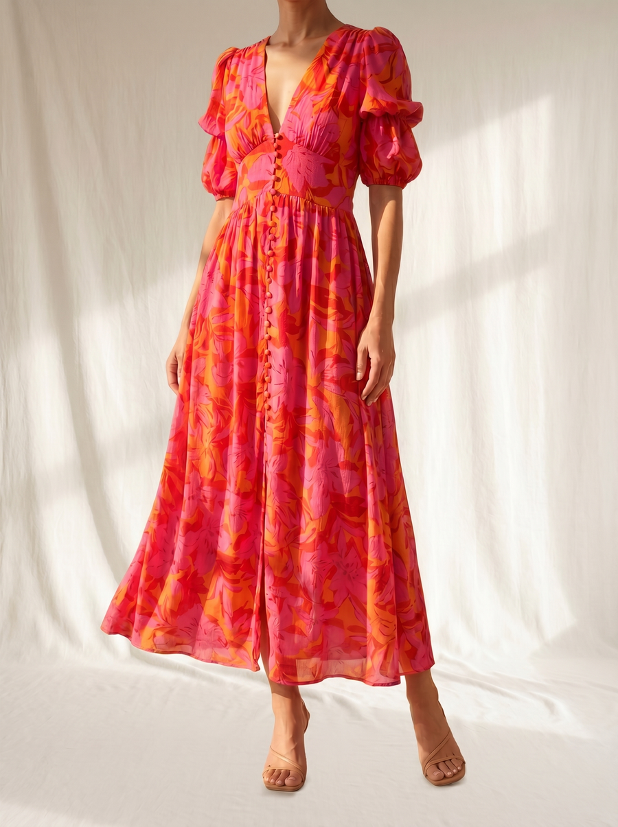 Armonia | Solar Glow Maxi Dress