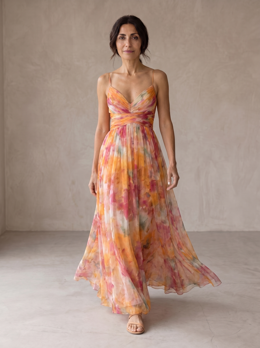 Giselle | Floral Print Maxi Dress