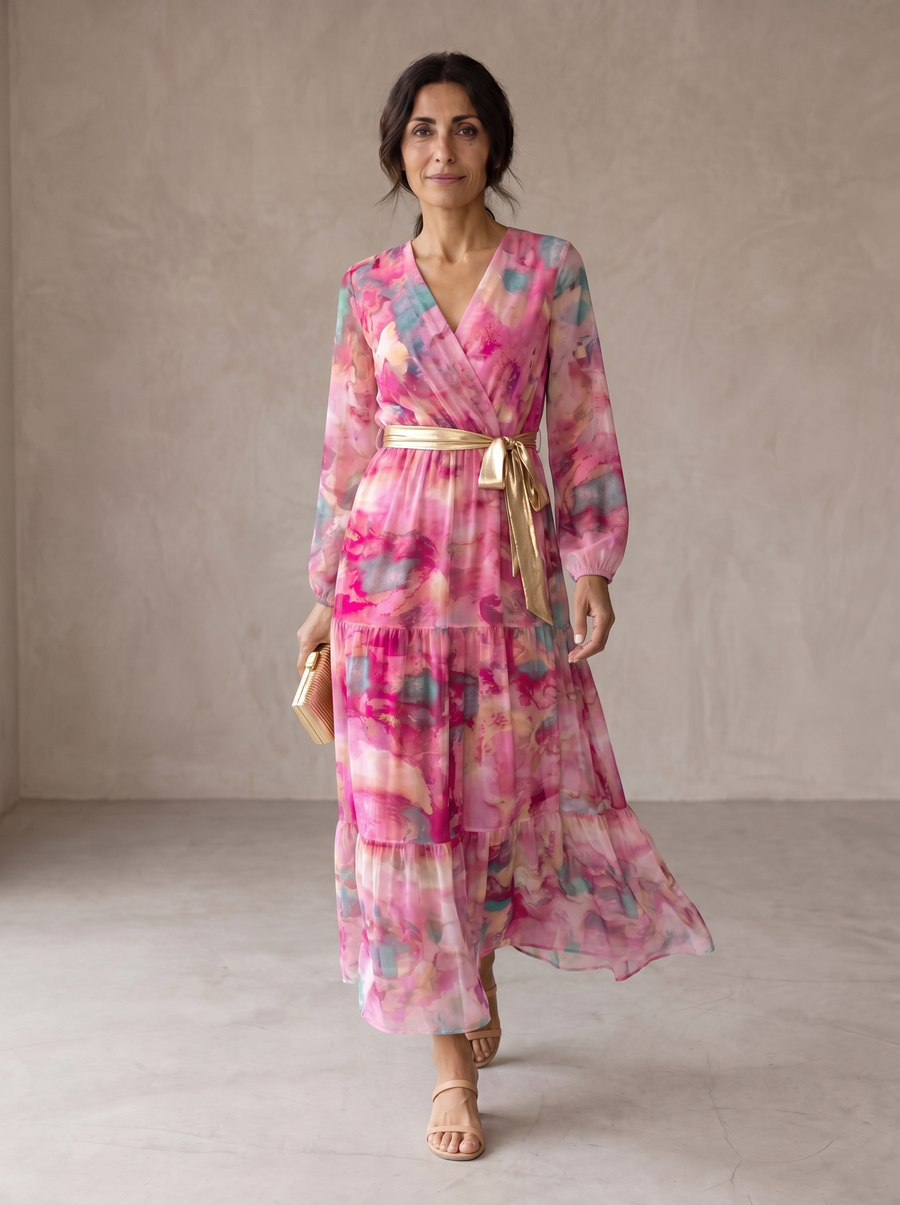 Hazel | Floral Wrap Dress