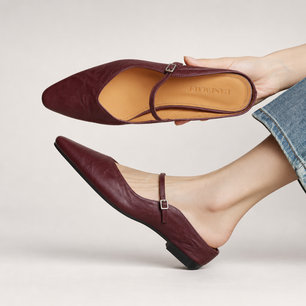 Renata | Genuine Leather Mules