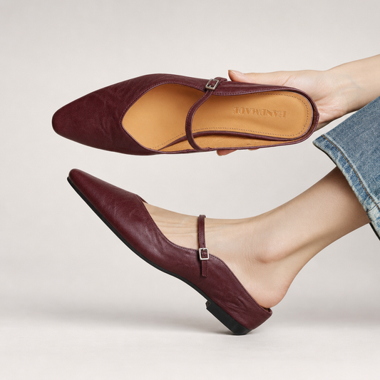 Renata | Genuine Leather Mules