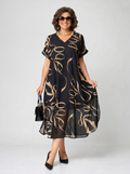 Inora - Cozy Elegant Midi Dress