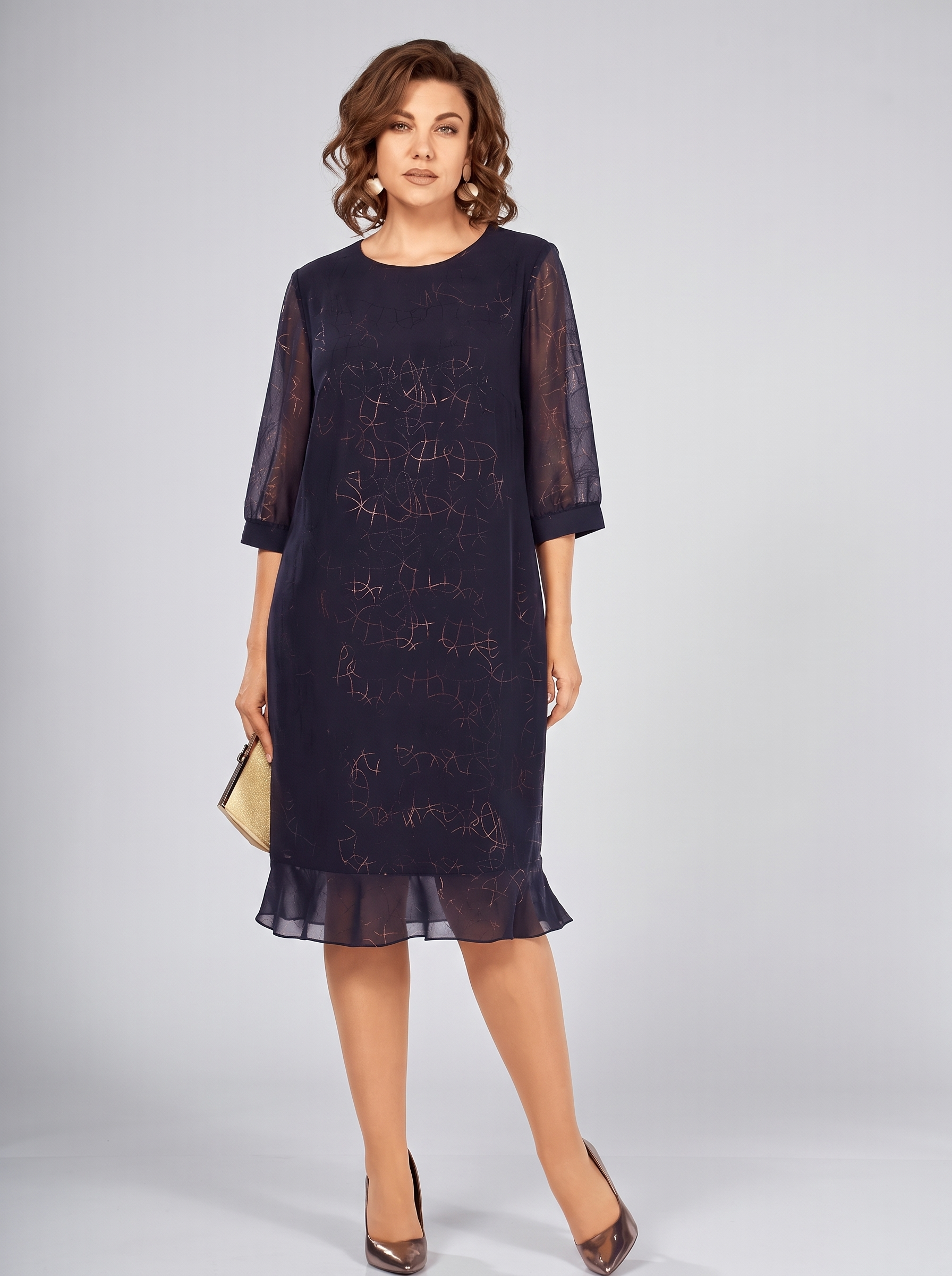 Nadine | Elegant All-Season Midi Dress