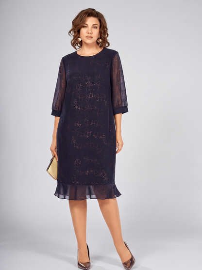 Nadine | Elegant All-Season Midi Dress