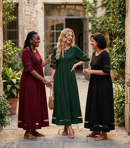 Aubrey | Flattering Midi Dress