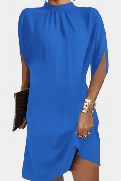 Ena | Timeless Round-Neck Midi Dress