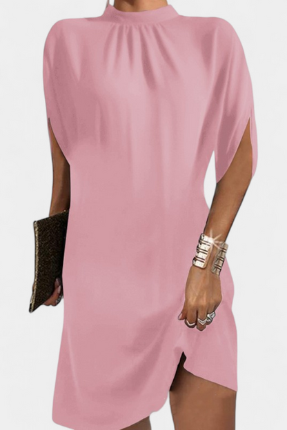 Ena | Timeless Round-Neck Midi Dress