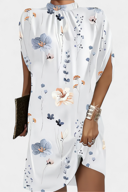 Ena | Timeless Round-Neck Midi Dress