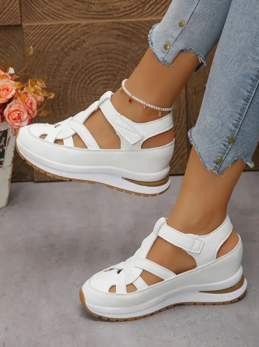 DAHLIA | Comfortable Wedge Sandals for Women