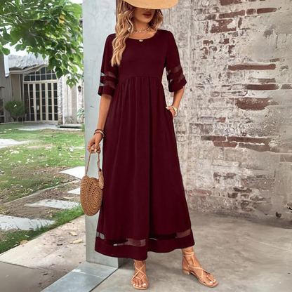 Cerelia | Flattering Midi Dress with Tummy-Smoothing Fit