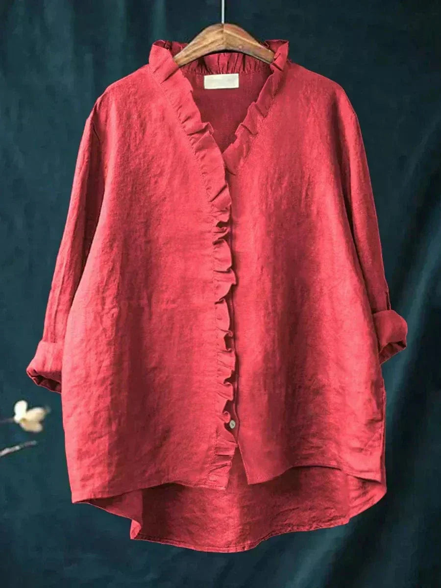 Célestine | Volants Delicate Blouse