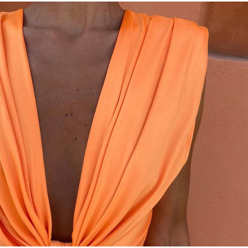 Isabelle | Deep V-Neck Occasion Dress