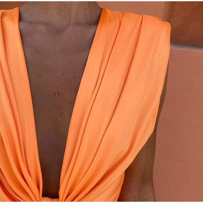 Isabelle | Deep V-Neck Occasion Dress
