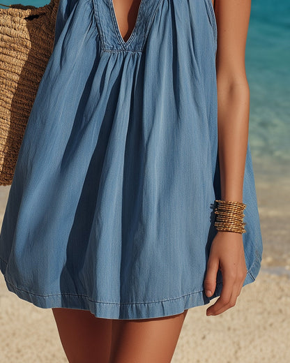 Istria | Sleeveless A-Line Mini Dress