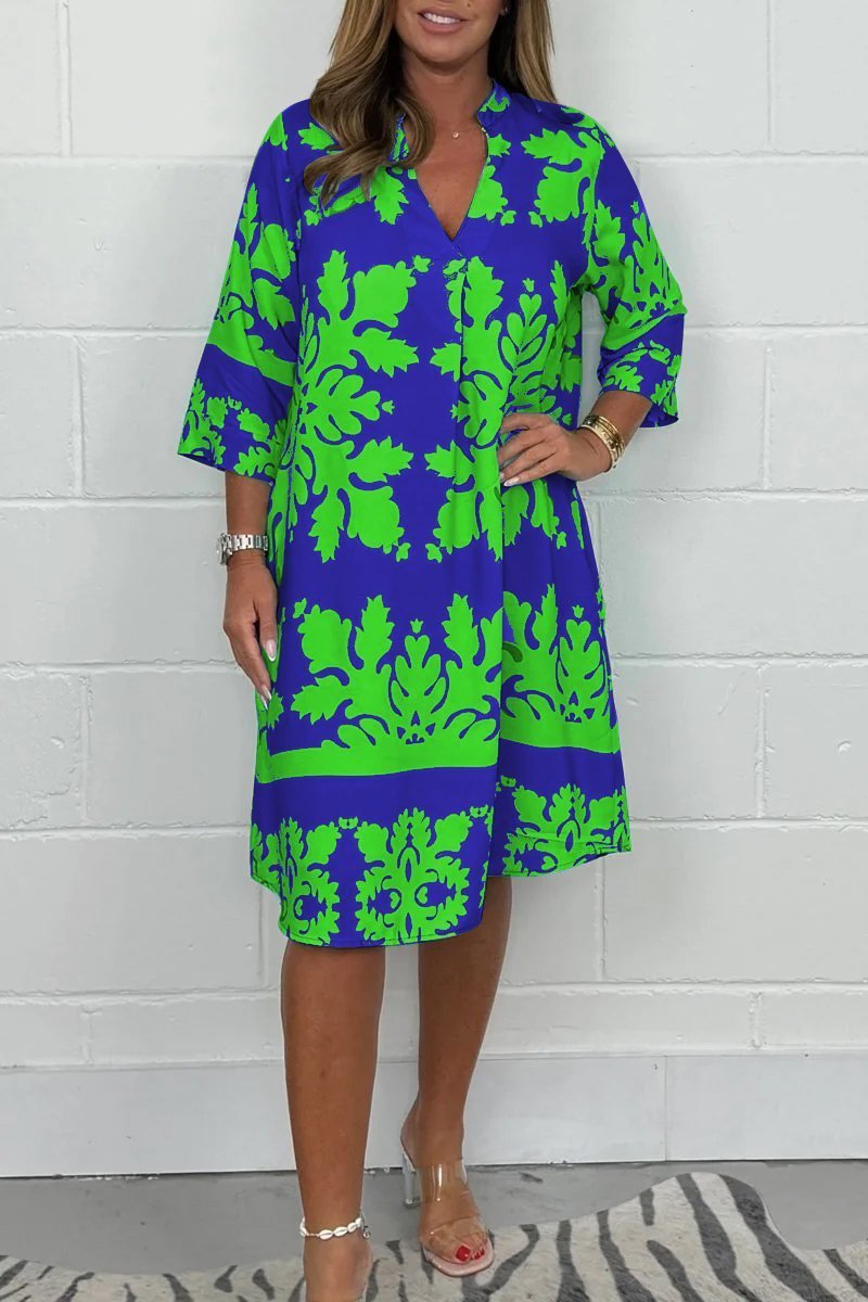 Sylvie | Elegant V-Neck Dress
