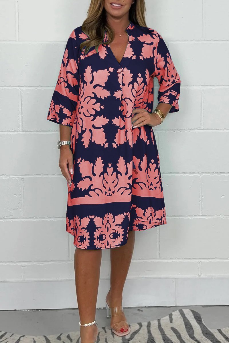 Sylvie | Elegant V-Neck Dress