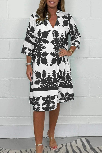Niva | Shimmering Spring Midi Dress