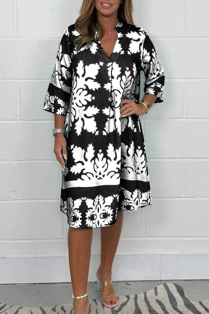 Niva | Shimmering Spring Midi Dress