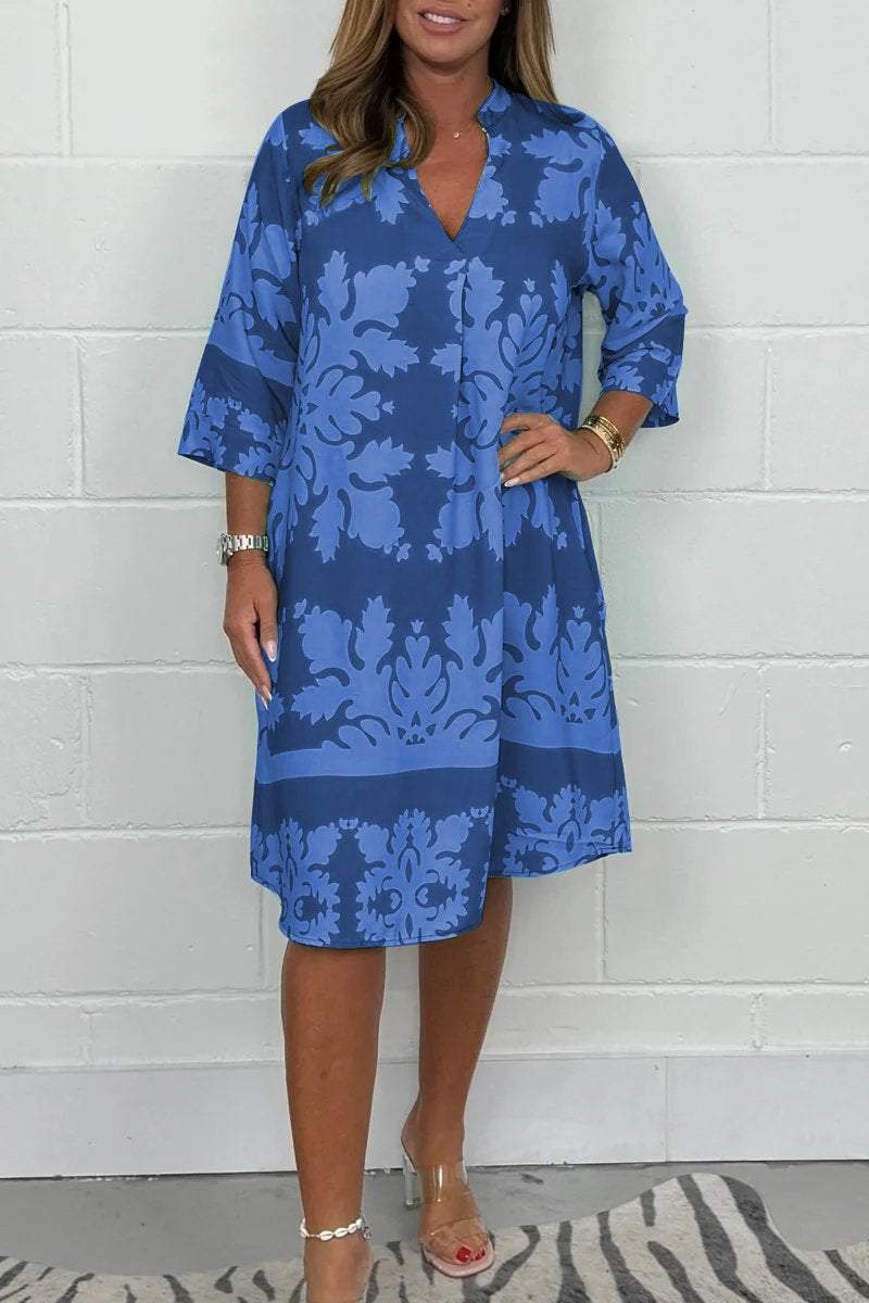 Sylvie | Elegant V-Neck Dress