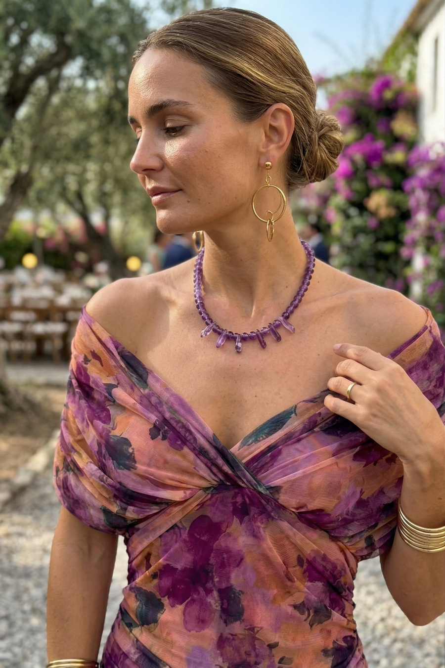 V-Neck Maxi Dress