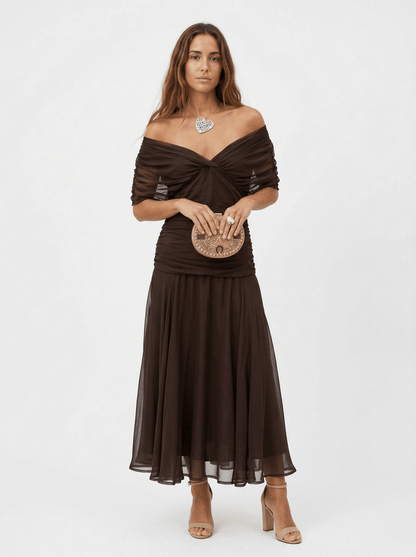 V-Neck Maxi Dress