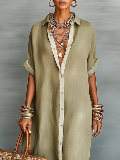 Manelle | Minimalist Line Maxi Dress