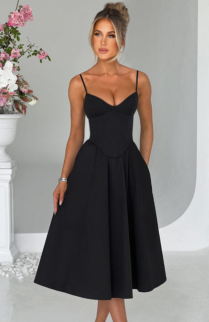 Maileen | Elegant Corset-Style Midi Dress