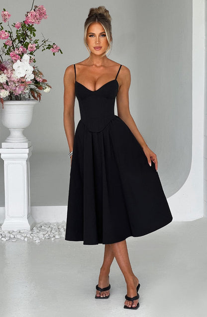Maileen | Elegant Corset-Style Midi Dress