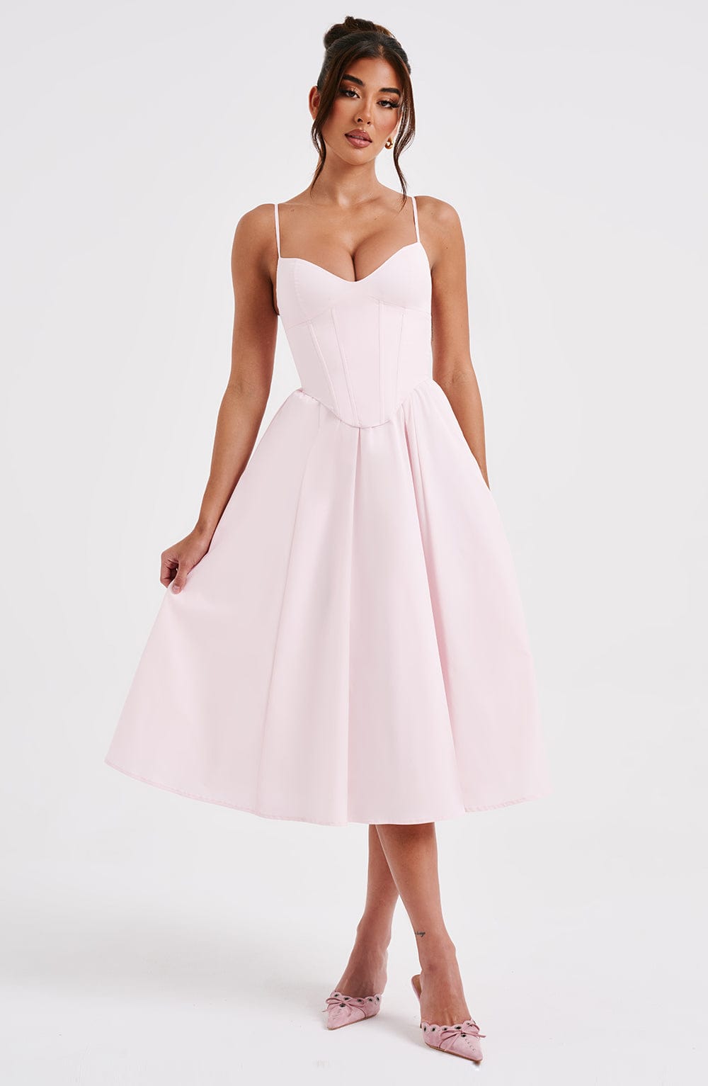 Maileen | Elegant Corset-Style Midi Dress
