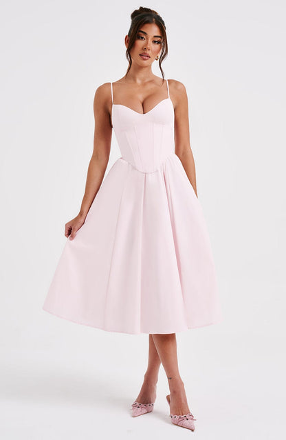 Maileen | Elegant Corset-Style Midi Dress