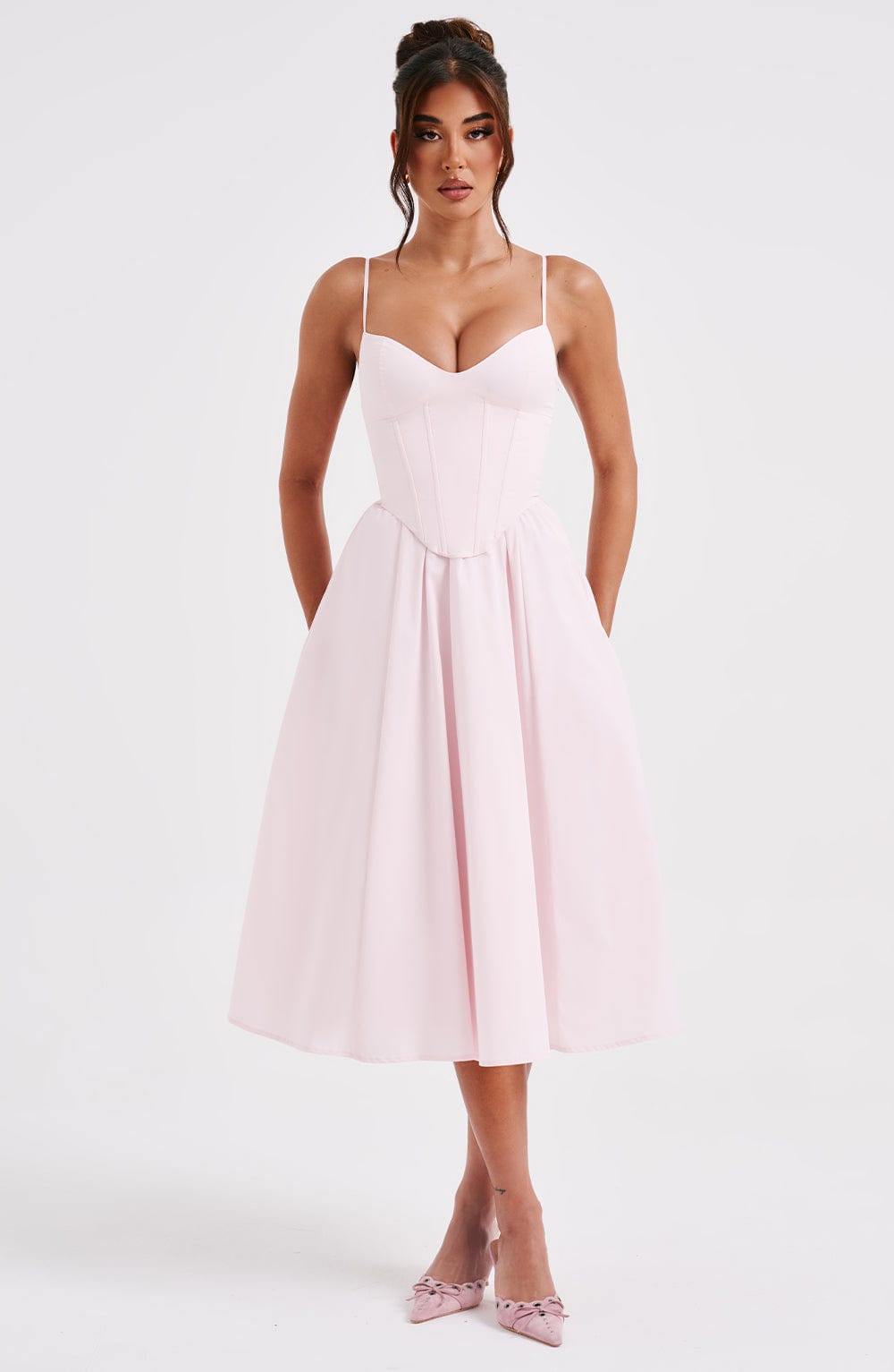 Maileen | Elegant Corset-Style Midi Dress