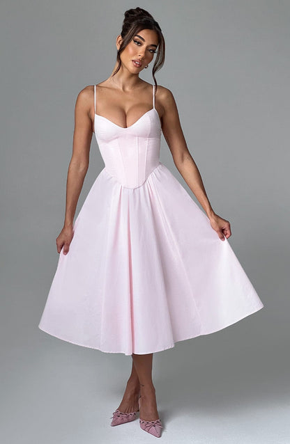 Maileen | Elegant Corset-Style Midi Dress
