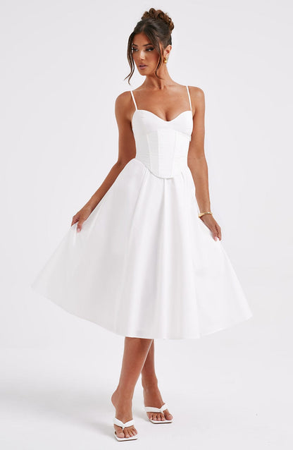 Maileen | Elegant Corset-Style Midi Dress