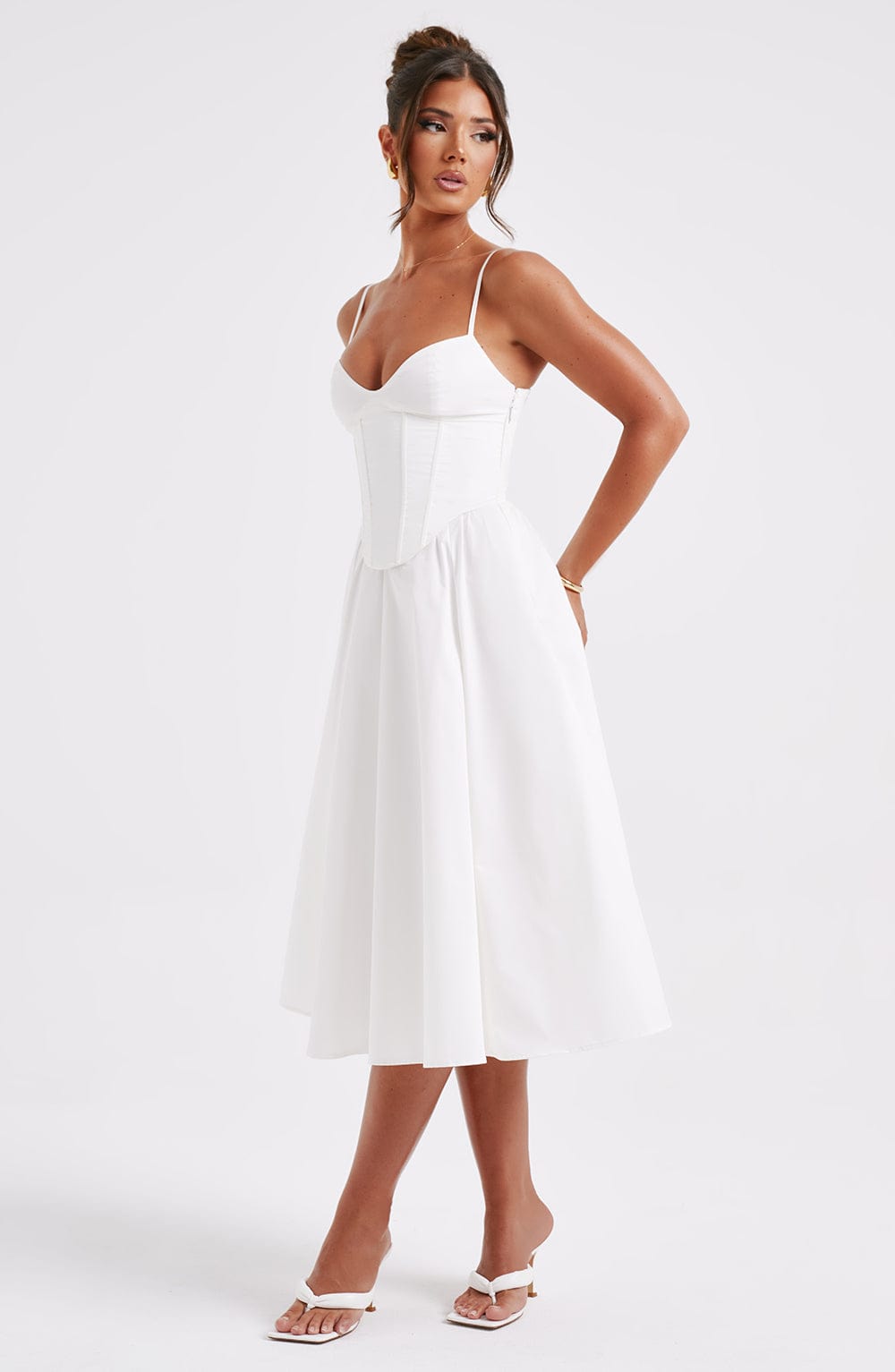 Maileen | Elegant Corset-Style Midi Dress