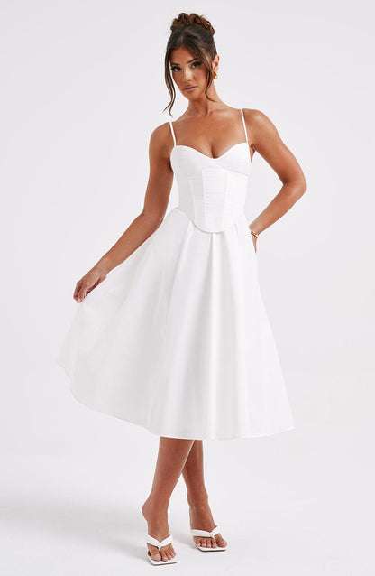 Maileen | Elegant Corset-Style Midi Dress