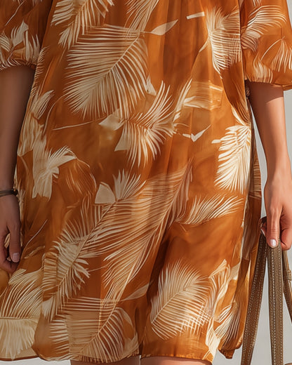 Marisa | One-Shoulder Chiffon Short Dress