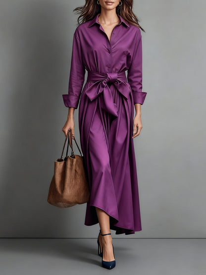 Marise | Elegant Maxi Dress with Bow Detail