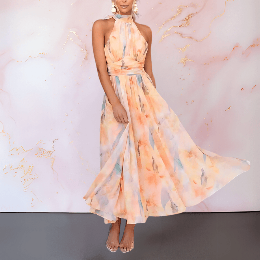 Esther | Elegant Watercolor Dress