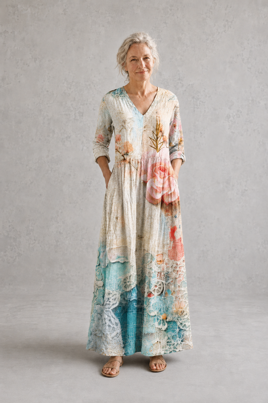 Patricia | Multicolor Floral Summer Dress