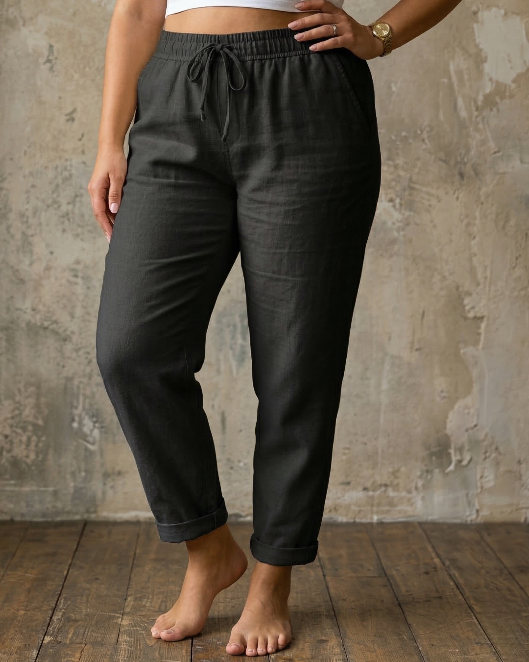 Bailey | Drawstring Relaxed Trousers