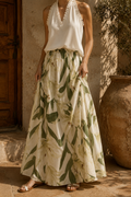 Amalfi | Halter Top & Floral Maxi Skirt Set