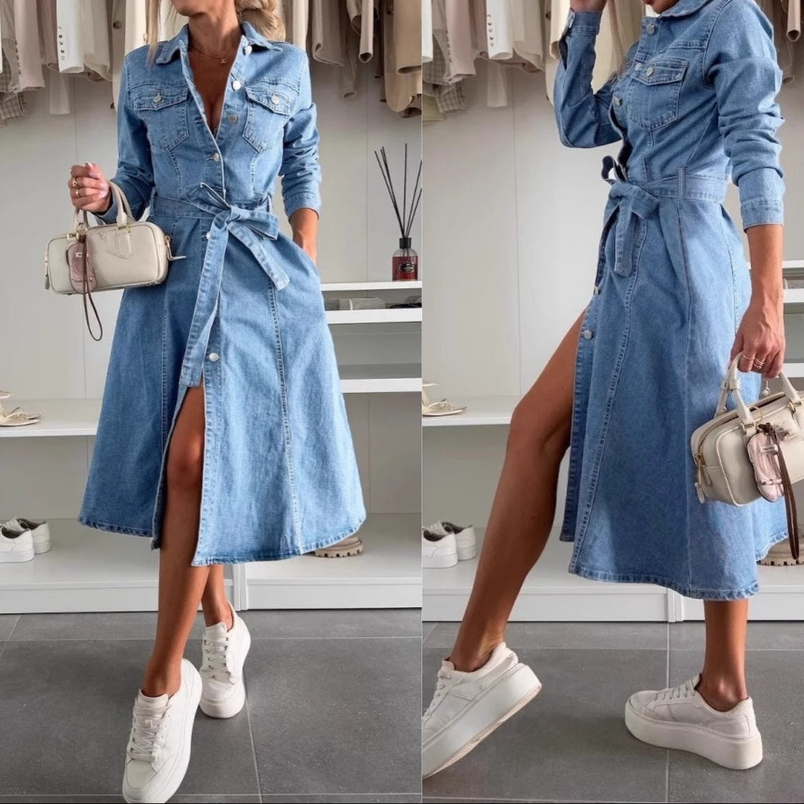 Semmy | Long-Sleeve Maxi Dress