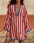 Stride | Colorful Striped Short Dress