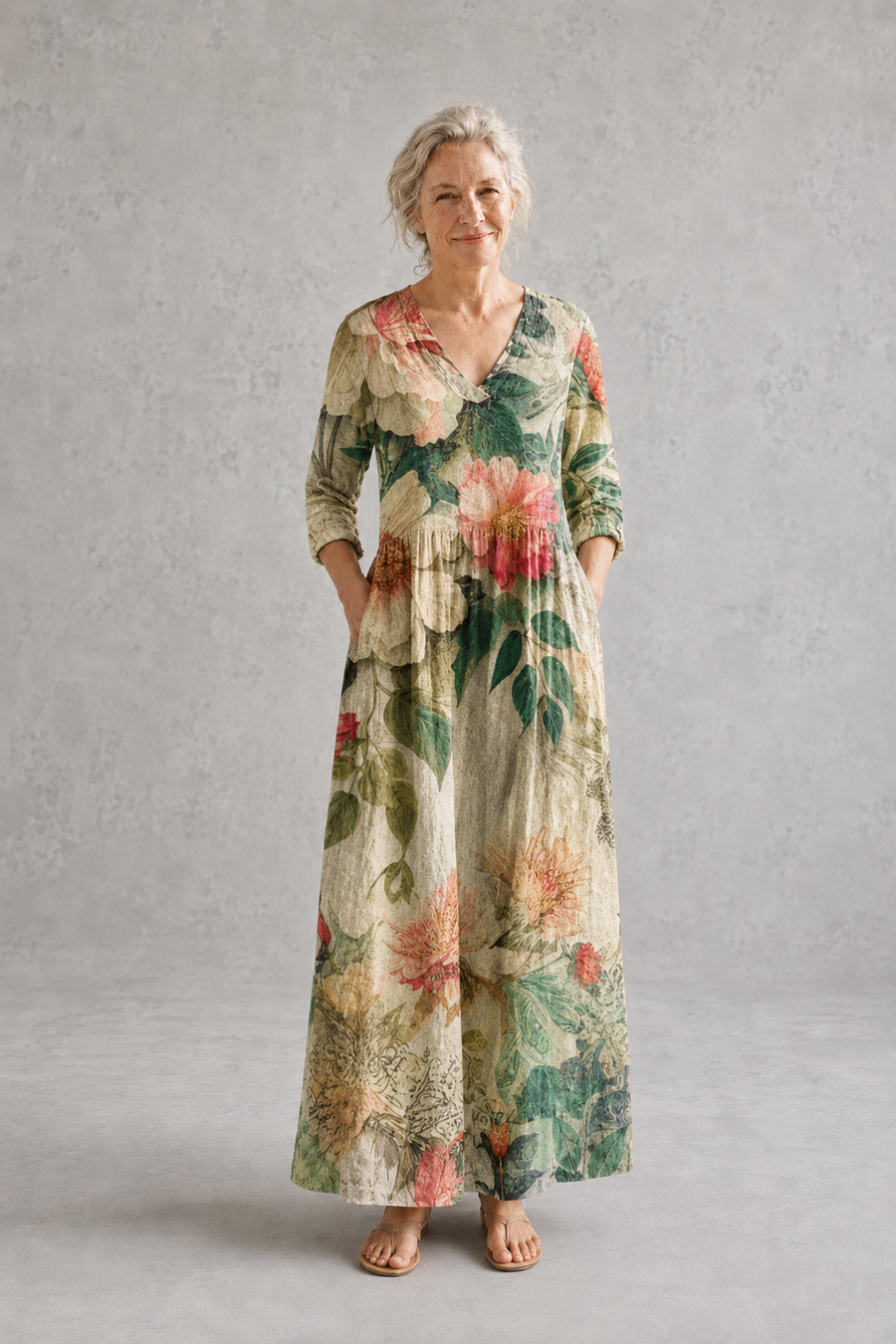 Tara | Multicolor Floral Summer Dress