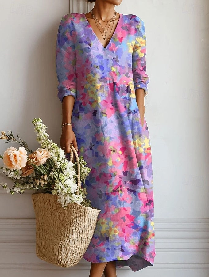 Kelly | Purple Everyday Comfort Dress