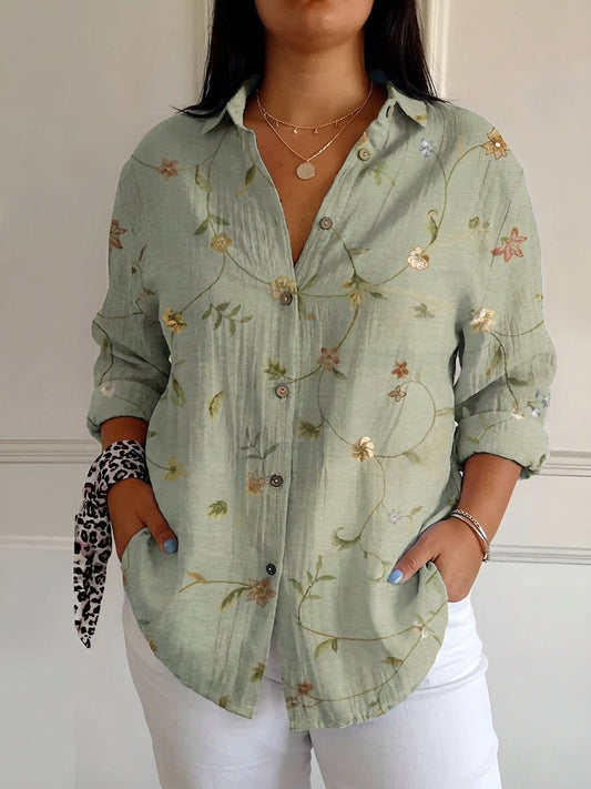Opaline | Chic Blouse with Whimsical Prints