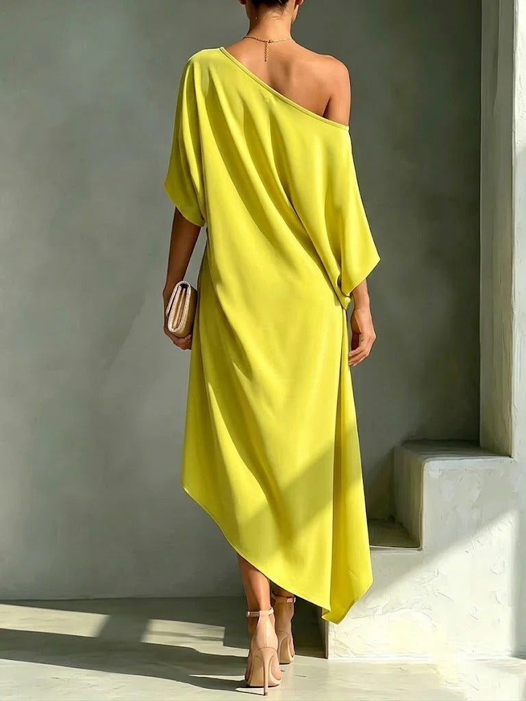 EMERY | Elegant Asymmetrical Dress