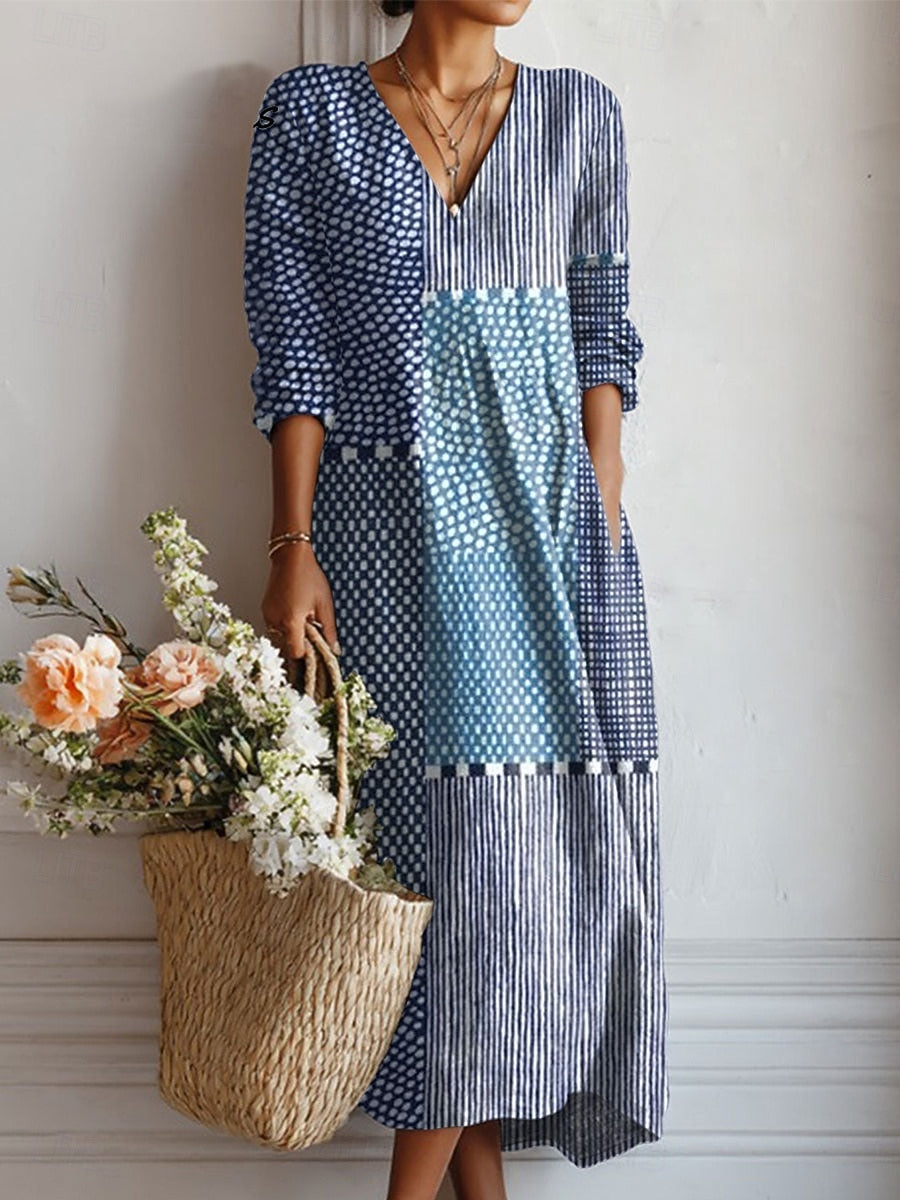 Esra | Blue Everyday Comfort Dress