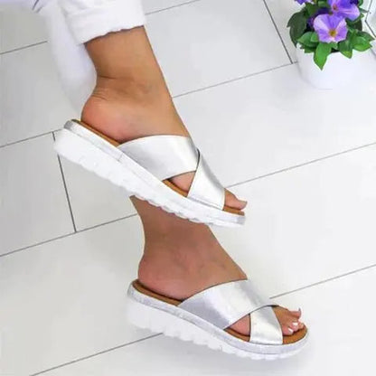 Ava | Women's Orthopedic Sandals Cross Strap Comfort Sole